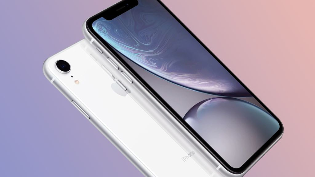 Frente e verso do iPhone XR