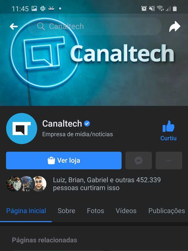 O Facebook também virou uma plataforma de compras (Foto: Reprodução/Diego Sousa)