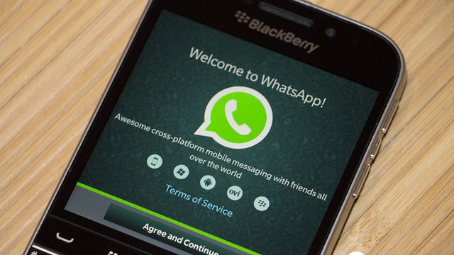 BlackBerry está explorando alternativas para substituir WhatsApp
