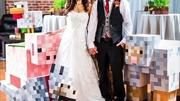 Casamento temático de Minecraft