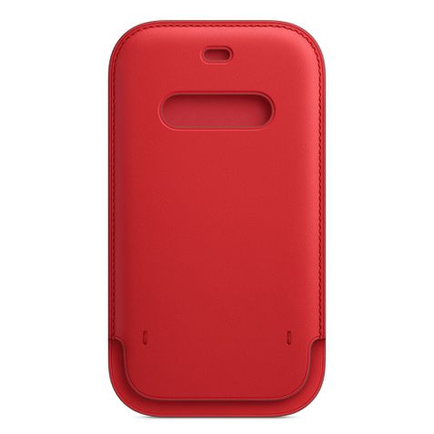 Estojo de couro com MagSafe para iPhone 12