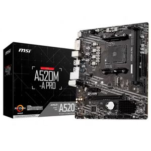 Placa Mãe MSI A520M-A PRO, AMD AM4, DDR4, mATX | CUPOM