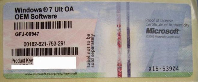 OEM software - Não pode ser transferido OEM software - Não pode ser transferido
