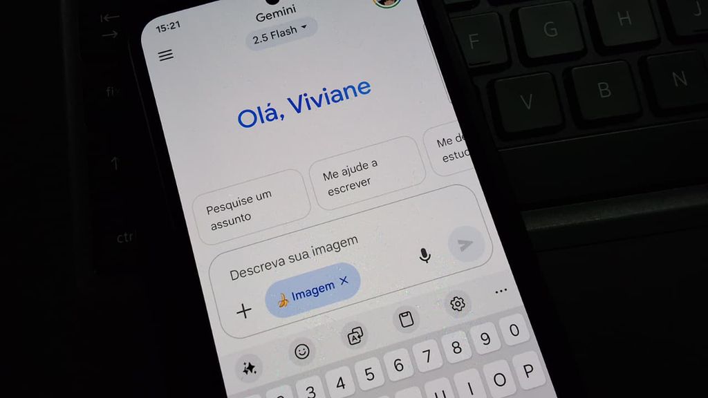 App Gemini no celular