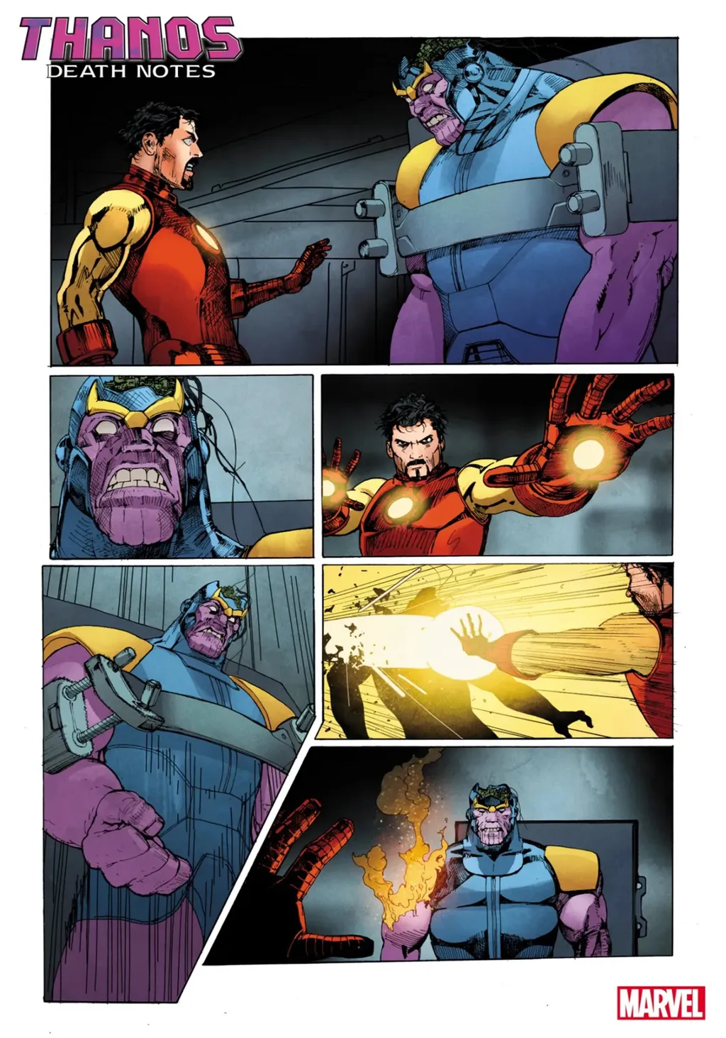 Qual será a participação do Homem de Ferro no retorno de Thanos nas HQs? (Imagem: Reprodução/Marvel Comics)