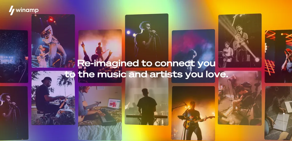 O novo Winamp promete trazer remuneração mais justa para cantores, bandas e músicos (Imagem: Reprodução/Radionomy)