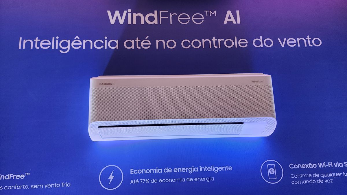 Ar-condicionado Samsung sem vento de 12.000 BTU; Amazon faz parcelas de R$ 175