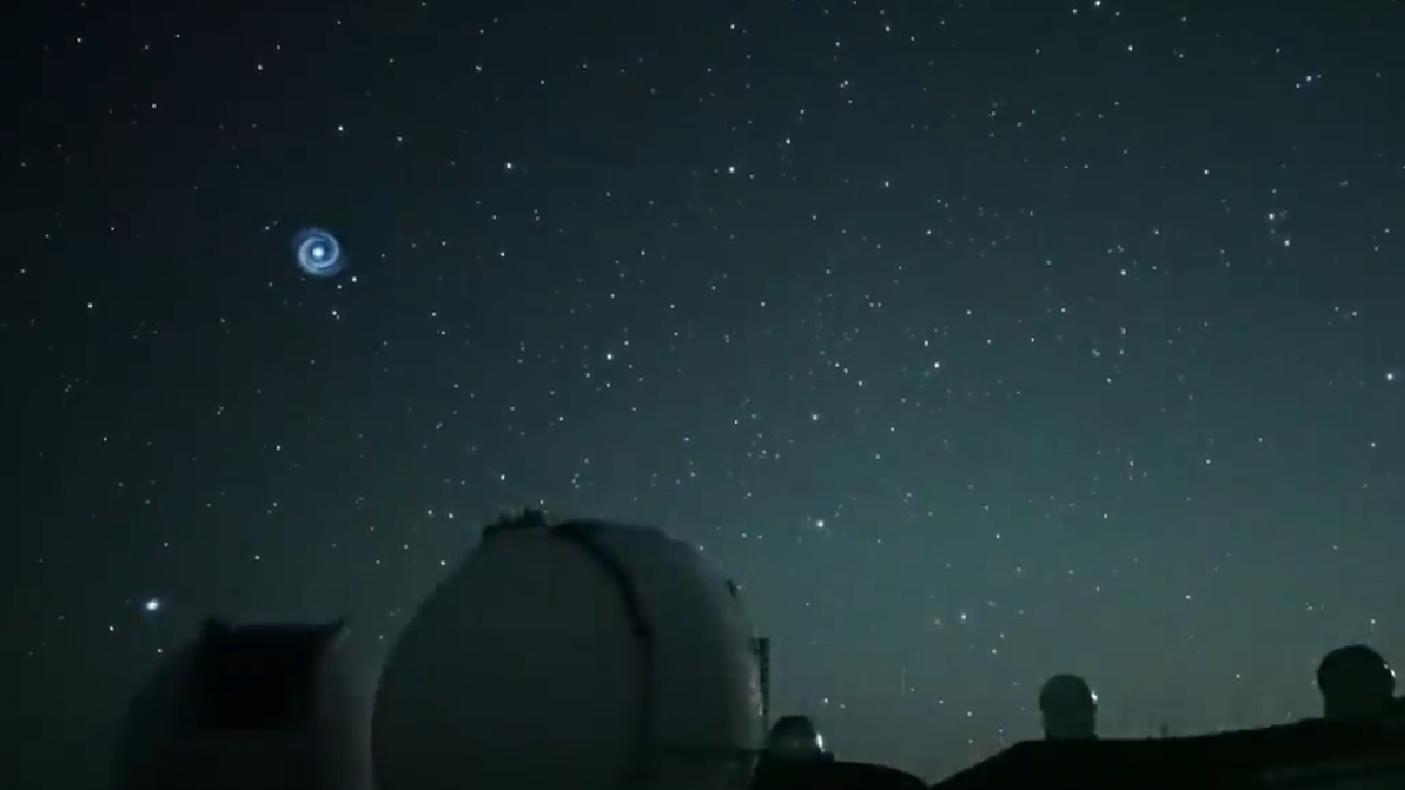 La misteriosa espiral brillante vista en los cielos de Hawái podría ser ‘culpa’ de SpaceX