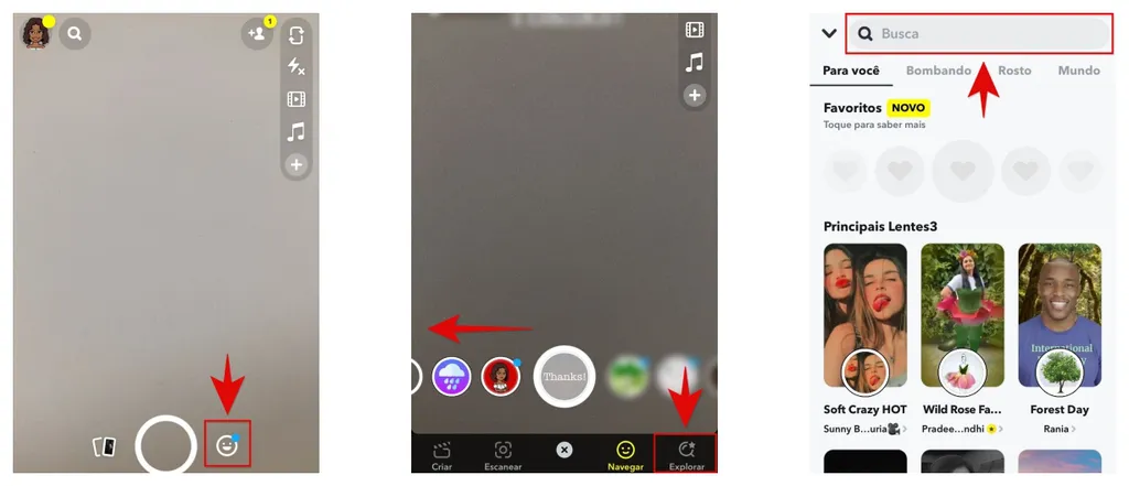 hahahahaha  Buscar Criadores, Filtros e Lentes no Snapchat