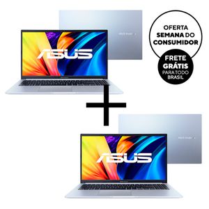 Notebook ASUS Vivobook X1502ZA-BQ1758W, Intel Core i5-12450H, 8 GB RAM, 256 GB SSD, W11 Home + Notebook ASUS Vivobook X1502ZA-EJ1764W, Intel Core i3-1220P, 4 GB RAM, 256 GB SSD, W11 Home