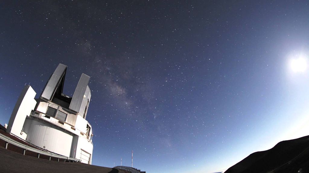 O telescópio de Subaru (Foto: Subaru Telescope)