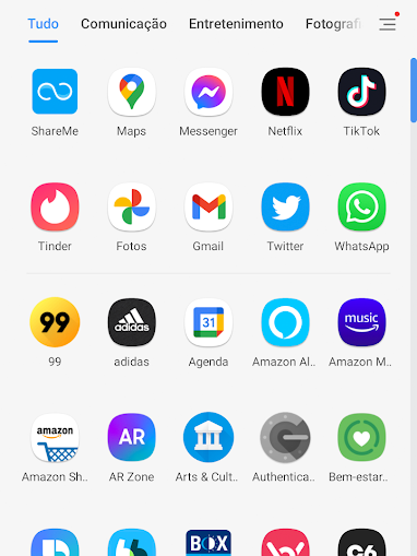 Launcher altera a visualização do seu Android (Imagem: André Magalhães/Captura de tela)