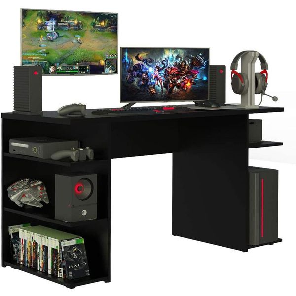 Mesa para Computador Gamer 9409 Madesa - Preto
