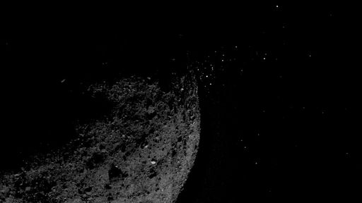 Veja vídeos da sonda OSIRIS-REx coletando amostras do asteroide Bennu
