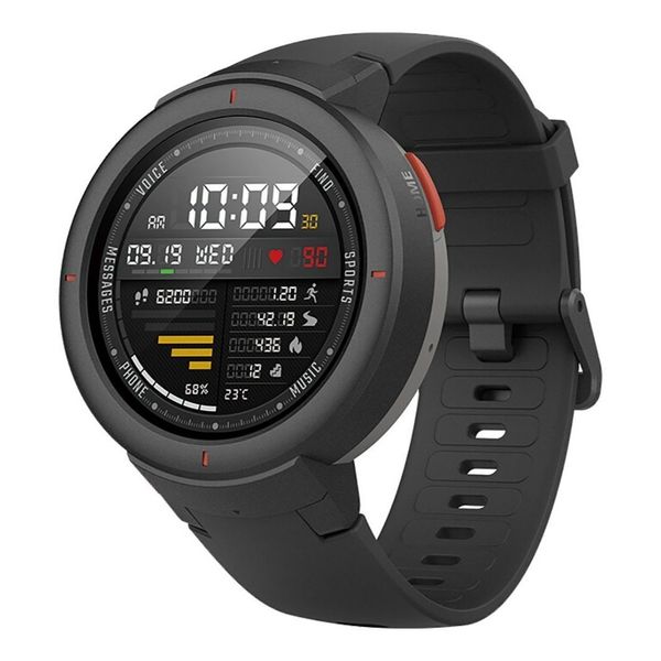 Relógio Cardíaco Xiaomi Amazfit Verge A1811 com GPS/Glonass - Preto/Cinza
