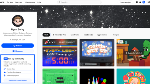 Behance entra na onda e agora permite que criadores cobrem por assinaturas
