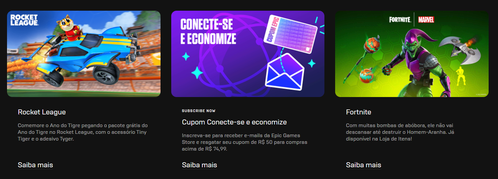 Apresentando o carrinho de compras da Epic Games Store - Epic