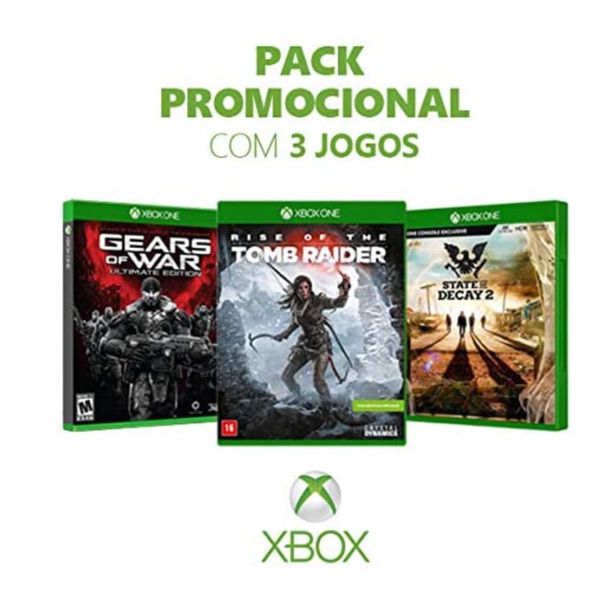 Box Games - Gears Of War Ultimate Ed + Rise Of The Tomb Raider +  State Of Decay 2 - Xbox One