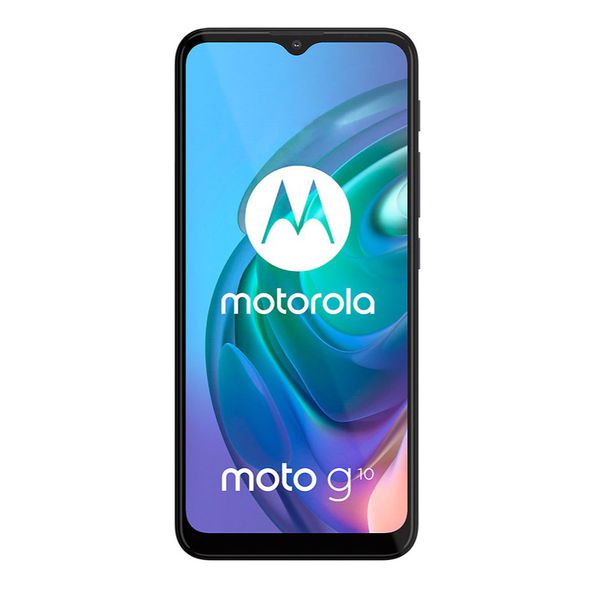 Smartphone Motorola Moto G10, Cinza Aurora, Tela 6.5", 64GB, Câmera Quádrupla 48MP + 8 MP + 2MP + 2MP