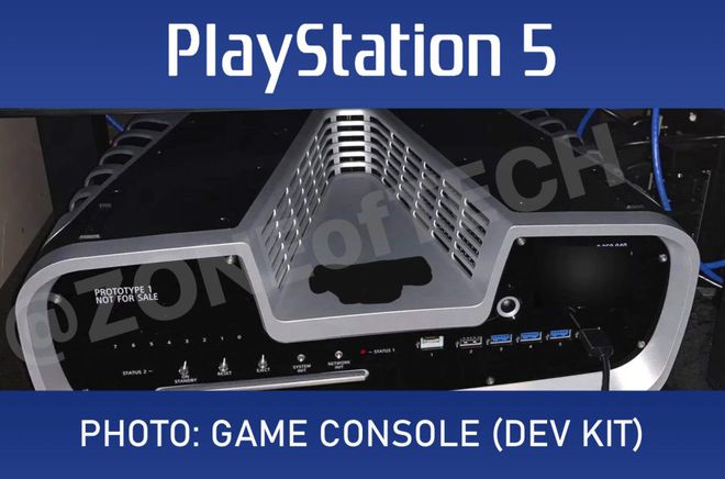 PlayStation 5 | Fotos de protótipo mostram console em formato de V