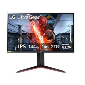 Monitor Gamer LG UltraGear 27 Full HD, 144 Hz, 1ms, IPS, HDMI e DisplayPort, HDR 10, FreeSync Premium