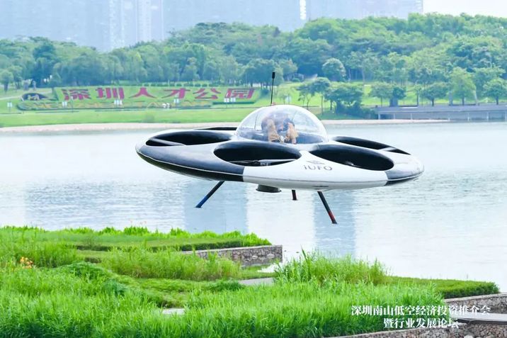 "Disco voador" tripulável - eVTOL
