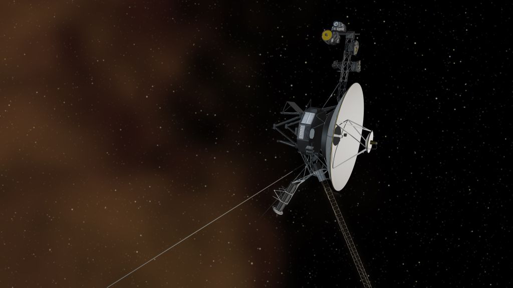 Sonda Voyager 1, uma das que alcançaram o espaço interestelar (Imagem: Reprodução/NASA/JPL-Caltech)