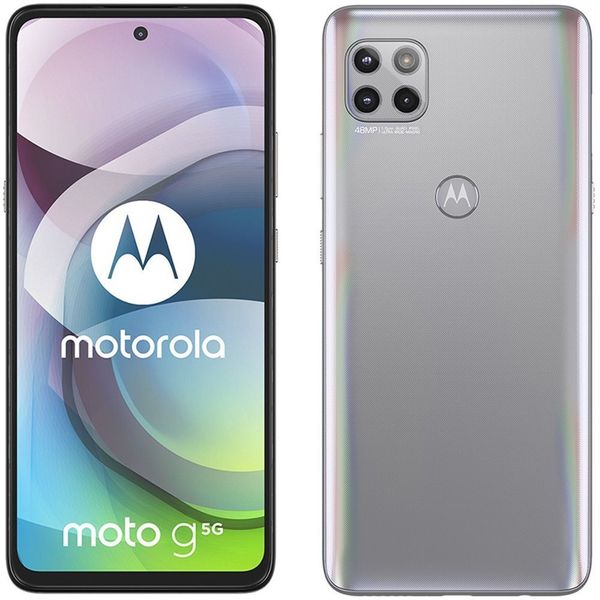 Smartphone Motorola Moto G 5G 128GB Tela 6.7'' Dual Chip 6GB RAM Câmera Tripla + Selfie 16MP - Prata Prisma