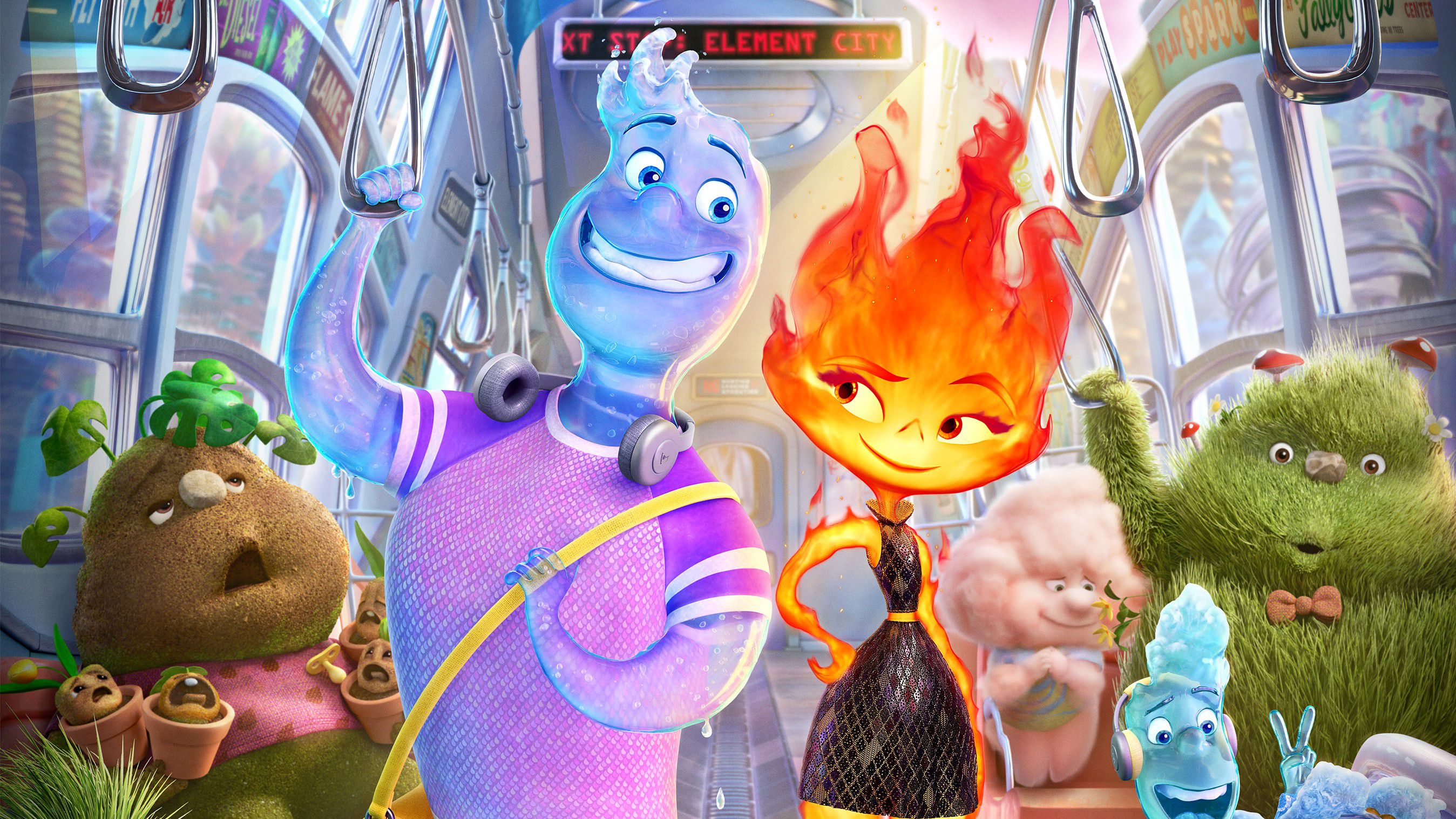 Elemental, Água e Fogo numa Metáfora da Disney Pixar