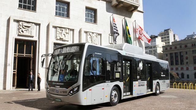 SPTrans apresenta o primeiro ônibus elétrico fabricado no Brasil
