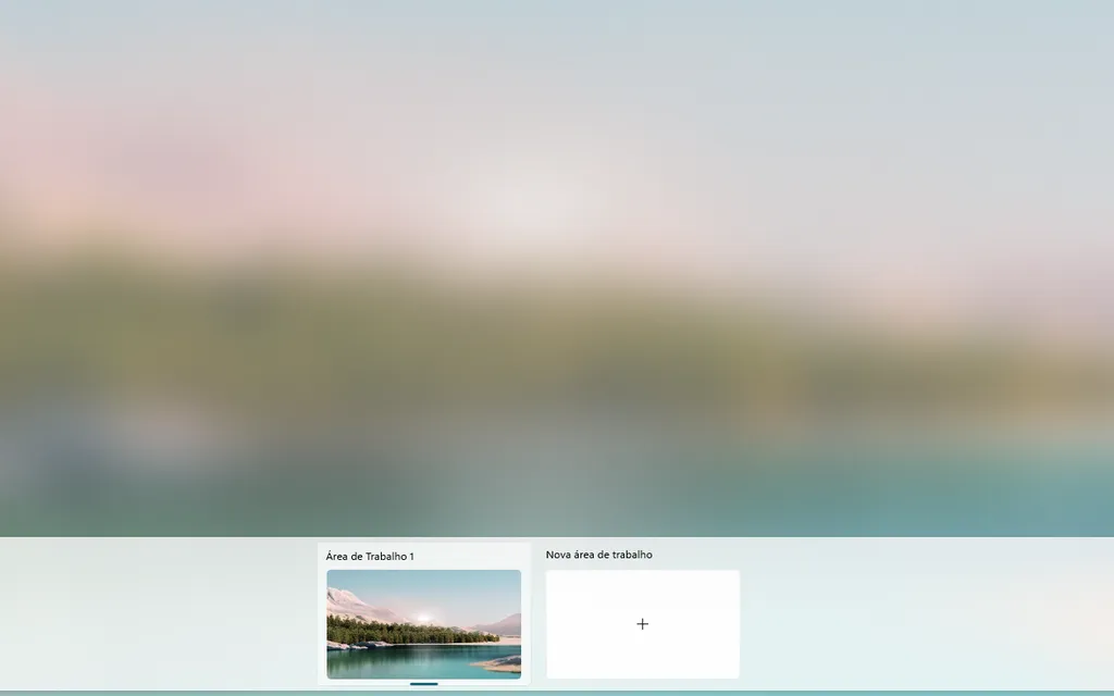 Inicie novas áreas de trabalho no Windows (Imagem: Captura de tela/Thiago Furquim/Canaltech)
