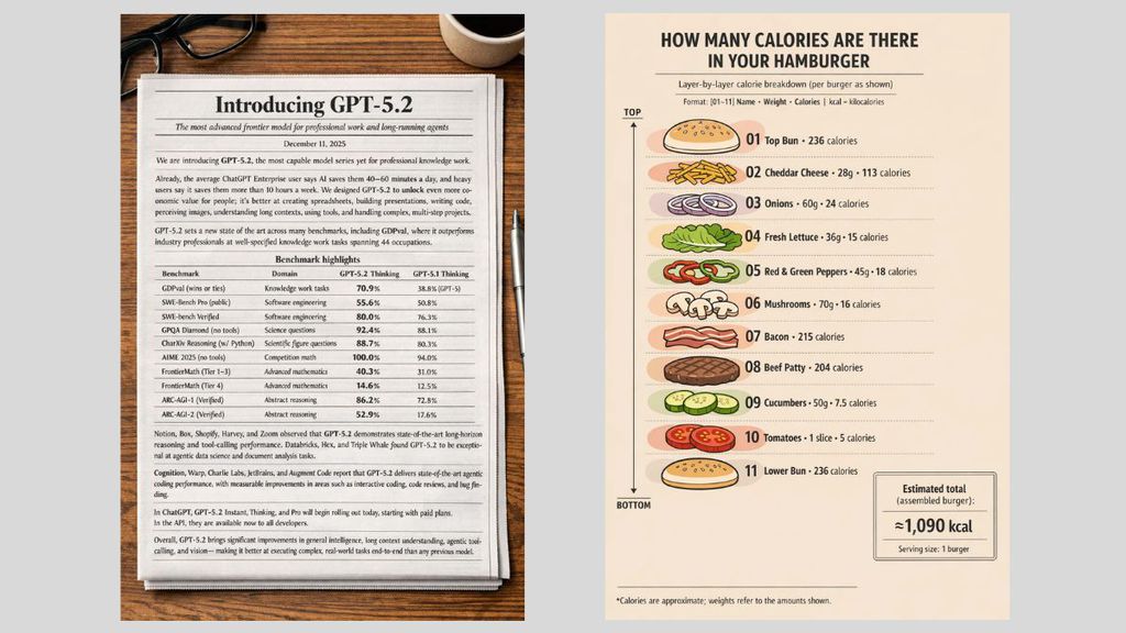 Renderização de texto com GPT Image 1.5