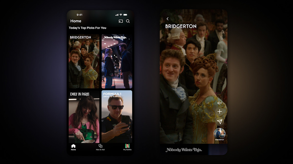capturas de tela do app atualizado da netflix
