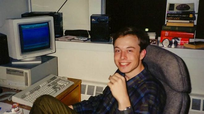 Desde novinho, Musk vê o trabalho como uma questão de satisfação pessoal e dedica todo seu tempo à atividade (Imagem: Reprodução / Pinterest) 