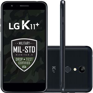 Smartphone LG K11+ 32GB Preto 4G Octa Core - 3GB RAM Tela 5,3” Câm. 13MP + Câm. Selfie 5MP Preto