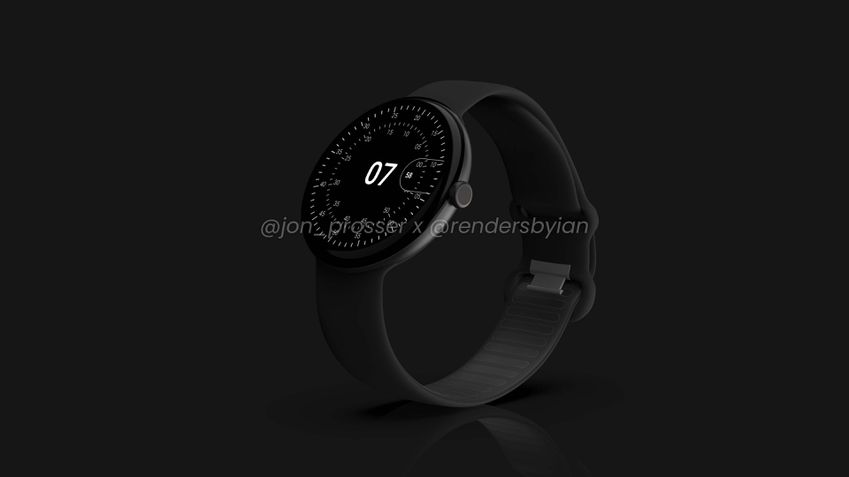 Google Pixel Watch renders