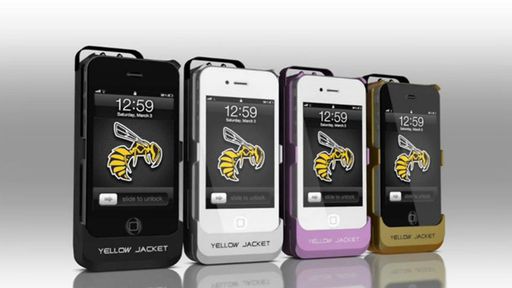 Dois em um: Case para iPhone e arma de choque