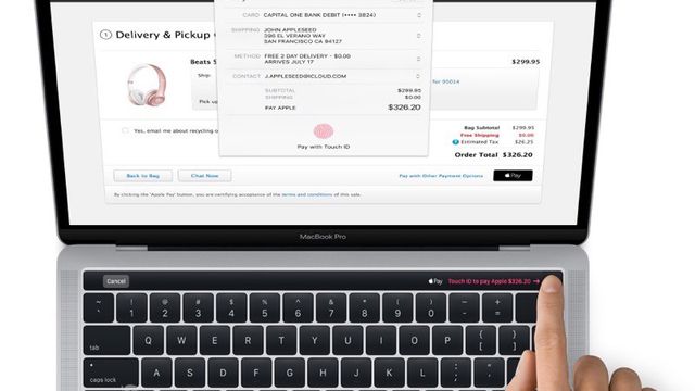 Vazam imagens do novo MacBook Pro com barra interativa e Touch ID