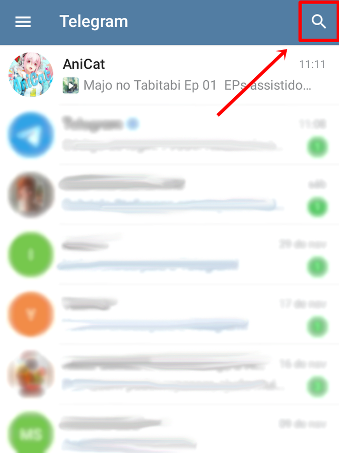 Como assistir animes pelo Telegram - Canaltech