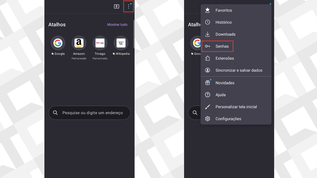Passos para ativar o preenchimento automático de senha no Firefox