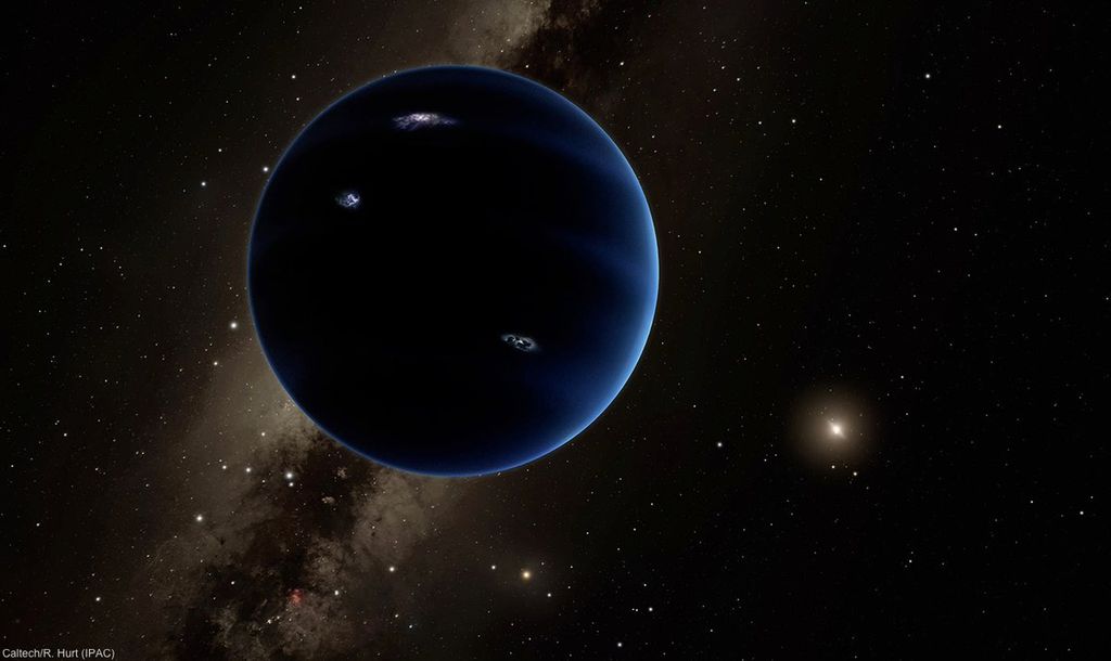 Imagina-se que exista um imenso planeta ainda não descoberto nos confins do Sistema Solar