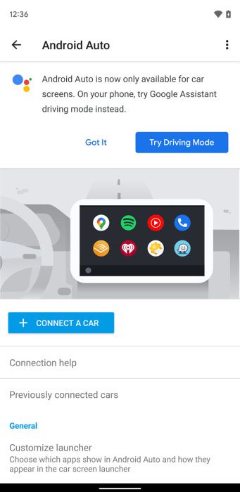 O Modo de Direção do Google Assistente será o substituto do Android Auto (Imagem: Reprodução/9to5Google)