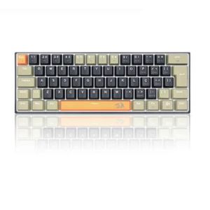 Teclado Gamer Redragon Lakshmi, Switch Brown, Layout 60%, ABNT2 - K606-OG&BK&GY (PT-BROWN) | CUPOM EXCLUSIVO