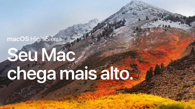 Apple libera macOS High Sierra para quem quiser fazer o update