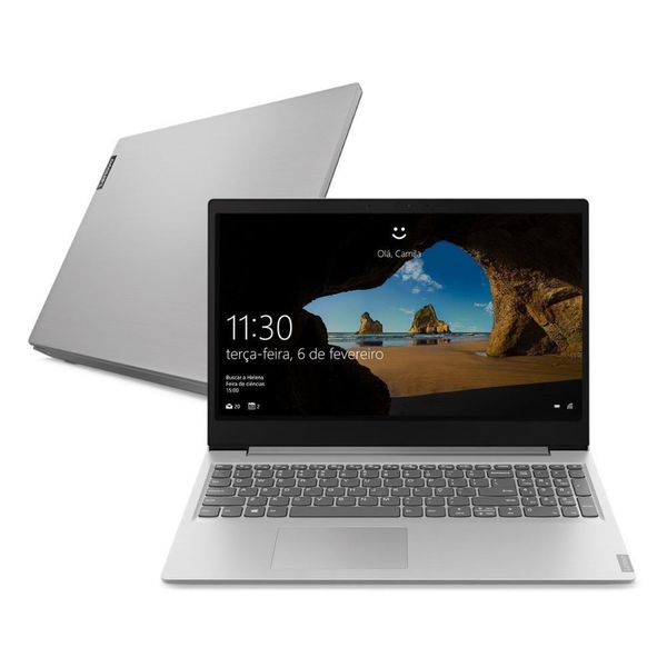 Notebook Lenovo Ultrafino ideapad S145 i5-1035G1 8GB 256GB SSD Windows 10 15.6" FHD 82DJ000GBR Prata