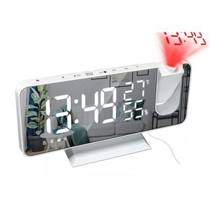 Despertador de mesa eletrônico com projeção de LED [INTERNACIONAL]