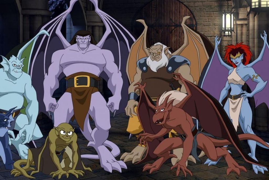 Já pensou uma série de Gárgulas com esses personagens todos em CGI? (Imagem: Reprodução/Disney)