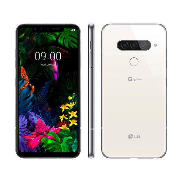 Smartphone LG G8S 128GB Branco 4G Octa-Core - 6GB RAM Tela 6,21” Câm. Tripla + Selfie 8MP Branco