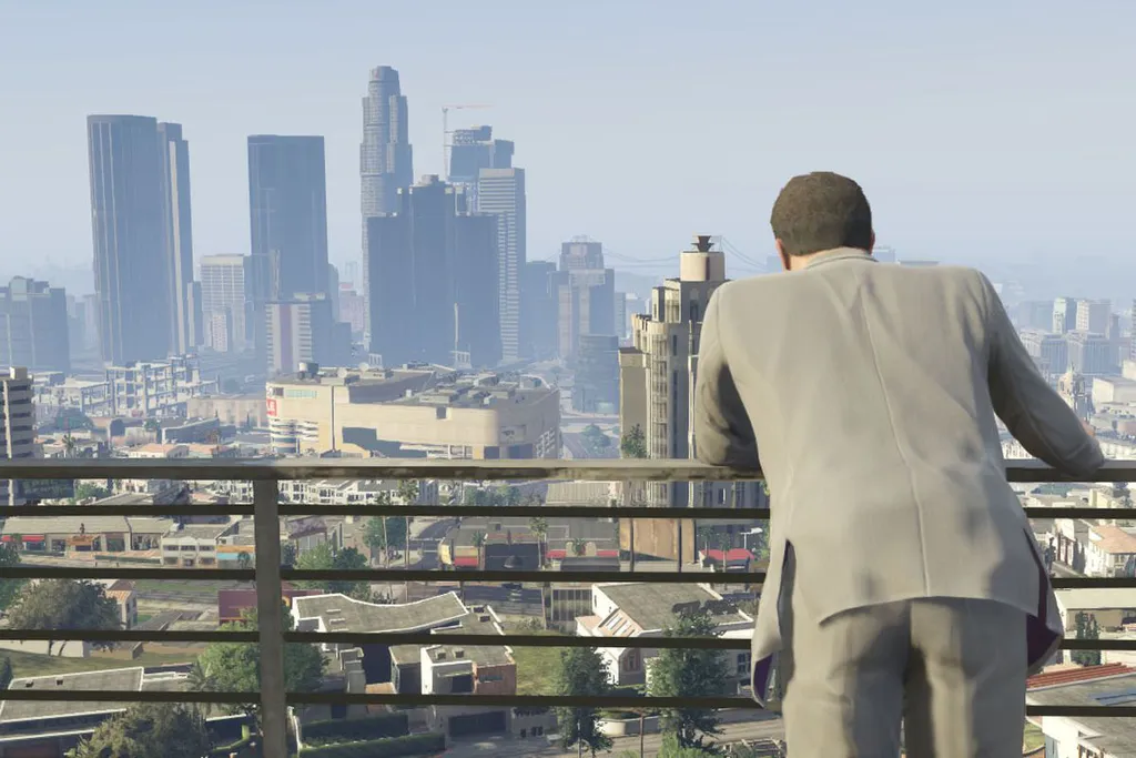 Los Santos em GTA V já foi incrível, mas imagine ter mais de uma cidade para explorar. (Imagem: Reprodução/Rockstar Games)