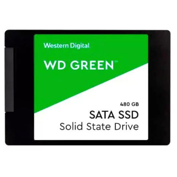 SSD 480GB Western Digital SATA 3.0 2,5” - Leitura 545MB/s e Gravação 430MB/s Green